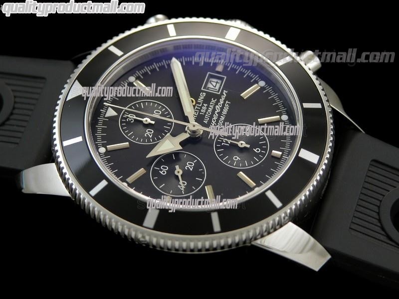 Breitling SuperOcean Chrono V2 Rubber Strap - Black