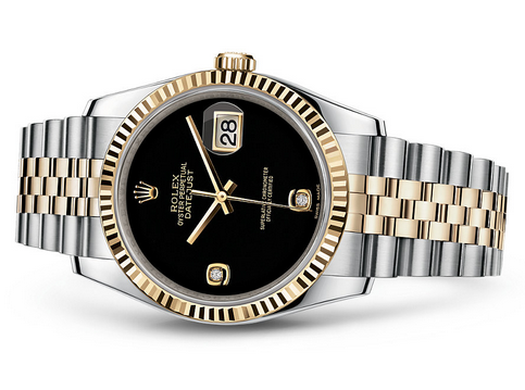 Rolex Datejust 116233-0202 Swiss Automatic Black Dial Jubilee Bracelet 36MM