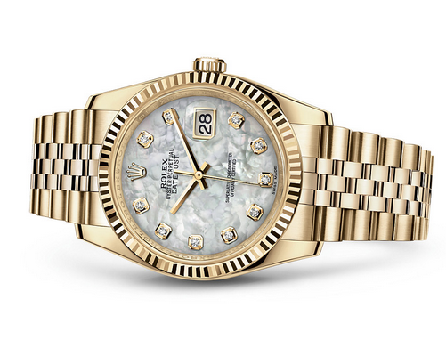 Rolex Datejust 116238-0062 Swiss Automatic Watch Full Gold Jubilee Bracelet 36MM