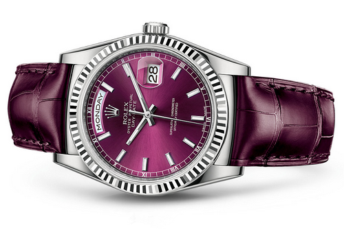 rolex day date cherry dial