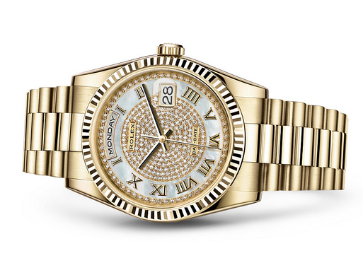 Rolex Day-Date 118238 Swiss Automatic Watch Diamonds Dial 36MM