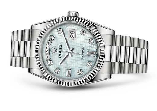 Rolex Day-Date 118239 Swiss Automatic Watch Ice-Blue Dial 36MM