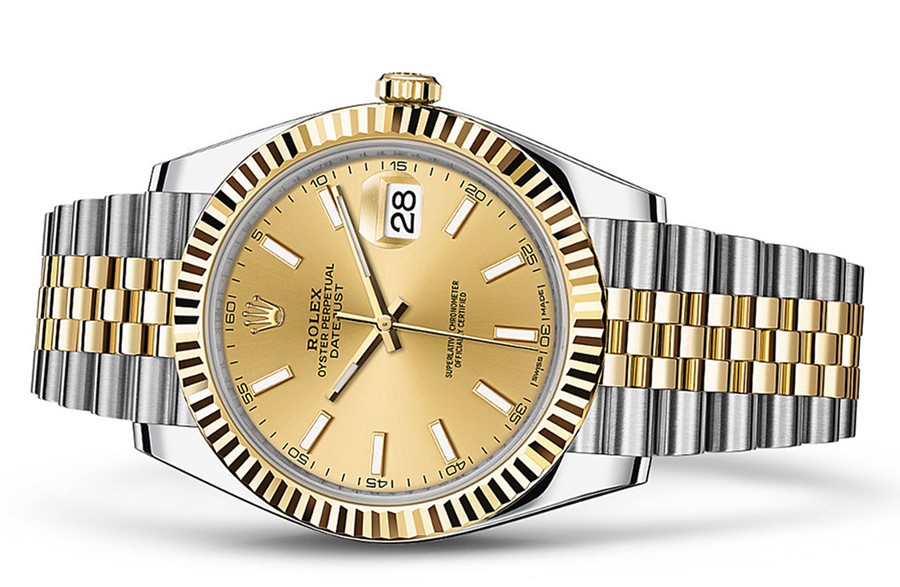 Rolex DateJust II 126333-0010 Swiss 3235 Automatic Watch Golden Dial 41MM