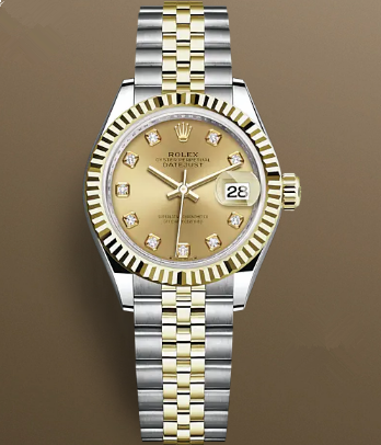 Rolex Lady-Datejust 279173-0011 Automatic Watch Golden Dial 28mm