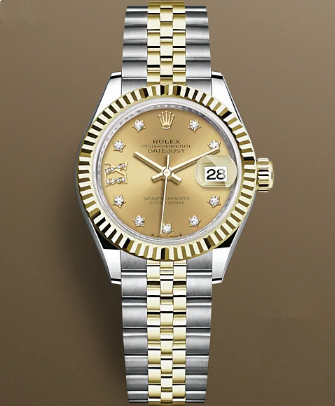 Rolex Lady-Datejust 279173-0021 Automatic Watch Golden Dial 28mm
