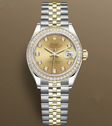 Rolex Lady-Datejust 279383rbr-0011 Automatic Watch Golden Dial 28mm