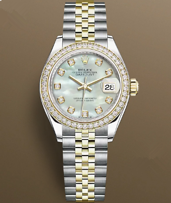 Rolex Lady-Datejust 279383rbr-0019 Automatic Watch MOP Dial 28mm