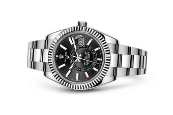 Rolex 2017 Sky-Dweller 326934 Swiss Automatic Watch Black Dial
