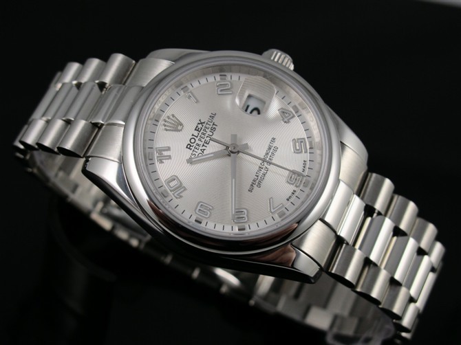 Rolex Datejust E743 Automatic-Silver Dial Number Markers-Stainless Steel Strap