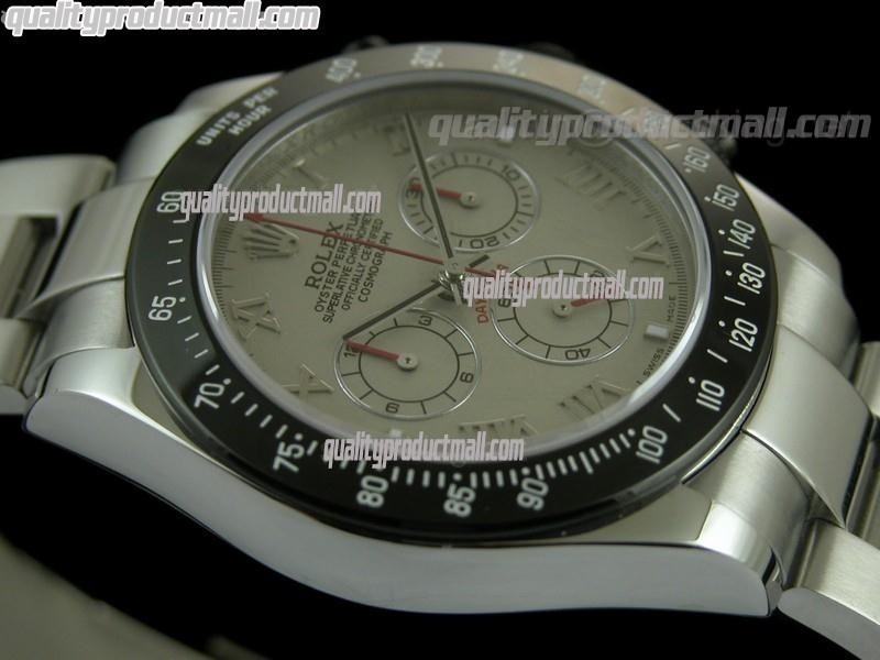 Rolex Daytona Project X Limited Edition Swiss Chronograph-Grey Dial Grey Subdials-Stainless Steel Strap