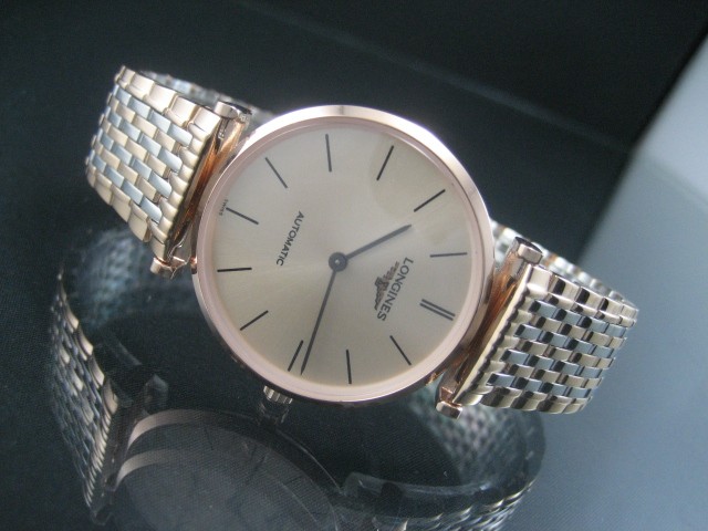 LONGINES GRANDE CLASSIQUE SWISS ETA 2671-2 LADIES AUTOMATIC GOLD DIAL