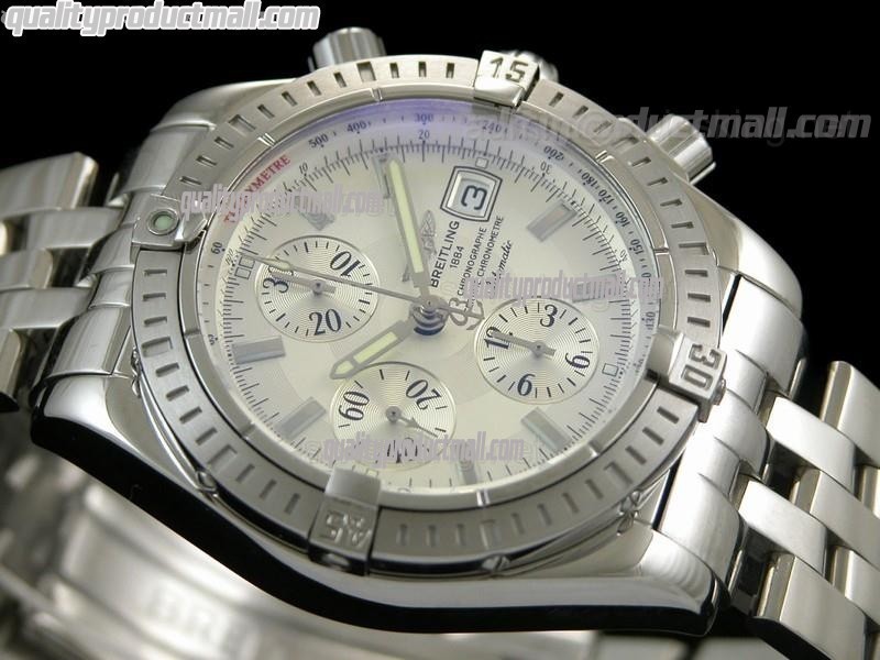 Breitling Choromat Evoluliton V3 Chronograh - White Dial