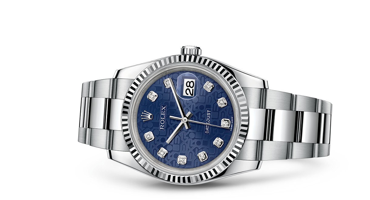 Rolex Datejust 116234-0123 Swiss Automatic Watch Blue Dial 36MM