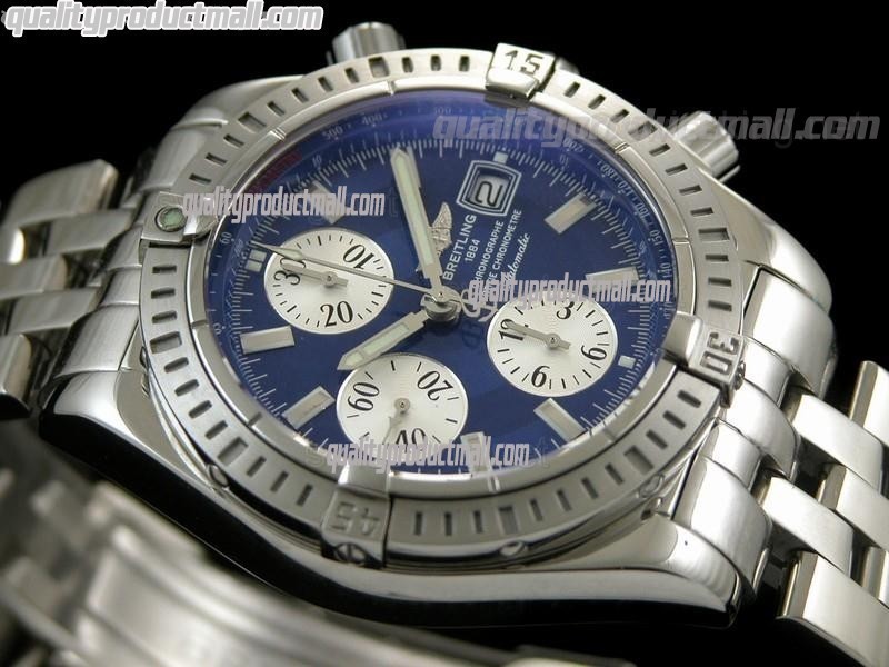 Breitling Choromat Evoluliton V3 Chronograh - Blue Dial