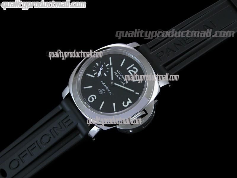 Panerai PAM318 Brooklyn Bridge Manual Handwound Watch - Rubber Strap