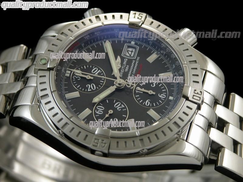 Breitling Choromat Evoluliton V3 Chronograh - Black Dial