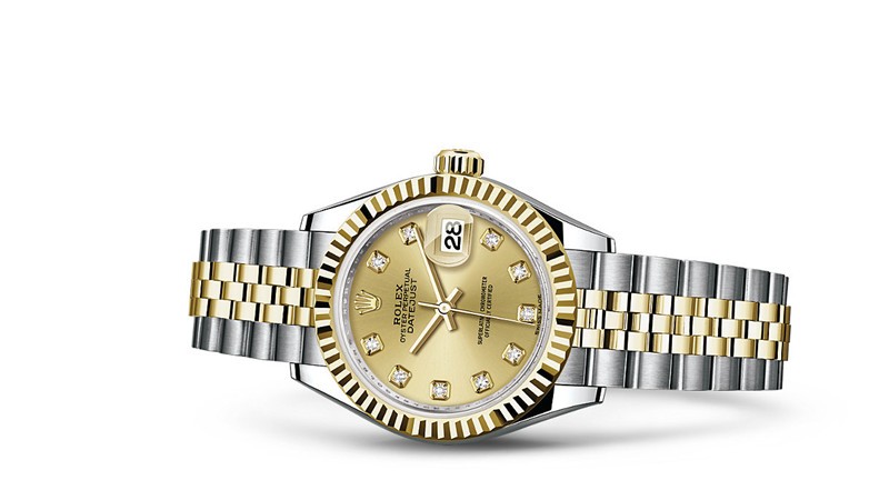 Rolex Datejust Ladies 279173-0011 Swiss Automatic Golden Dial 28MM