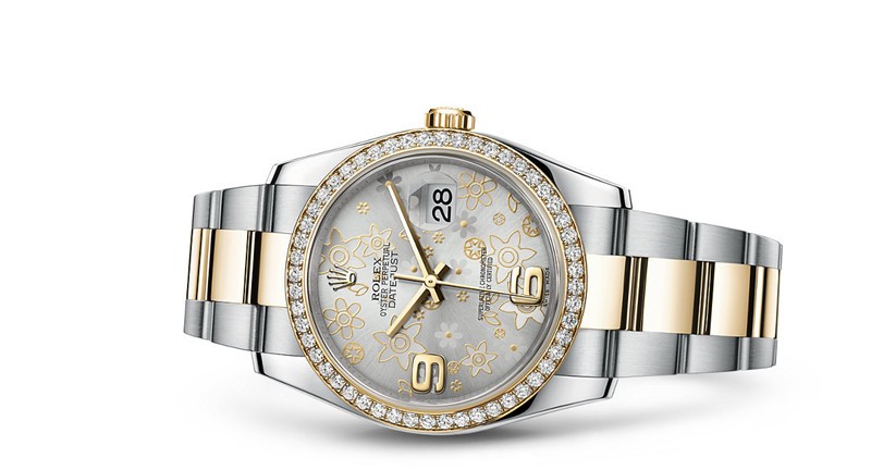 Rolex Datejust 116243-0008 Swiss Automatic Watch Flower Dial 36MM