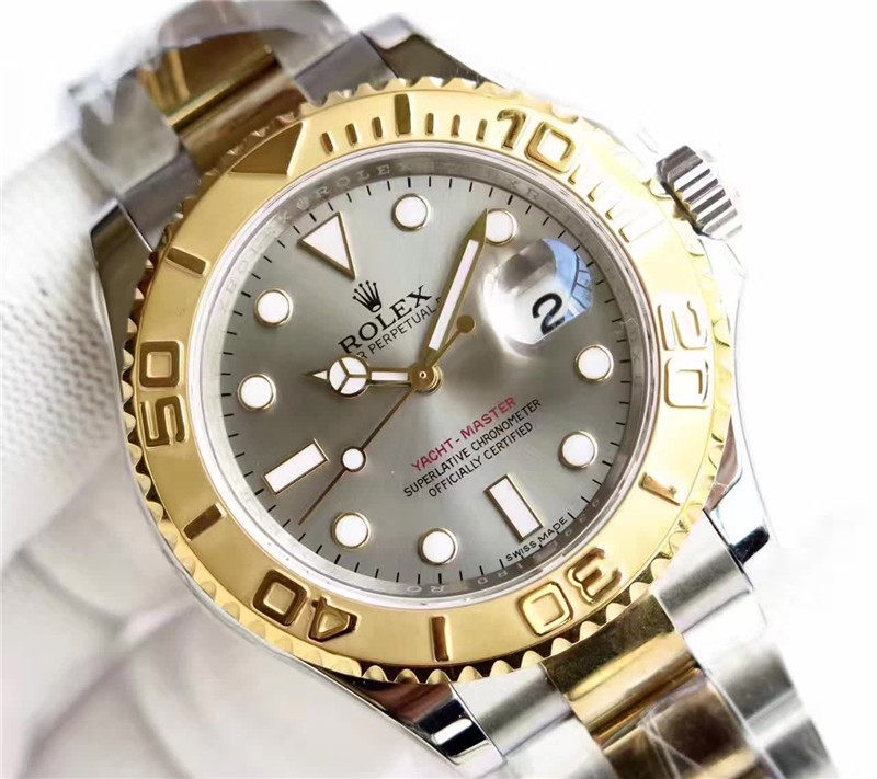 Rolex Yachtmaster 3135 Automatic Watch Gray Dial