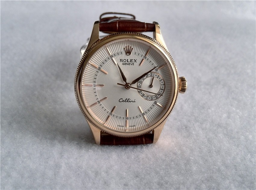 Rolex Cellini Date Swiss Automatic Watch Off-white Dial