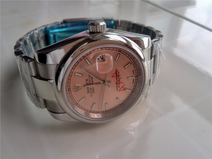 Rolex Day-Date E741 Automatic-Rose Gold Dial Gormment Markers 38MM