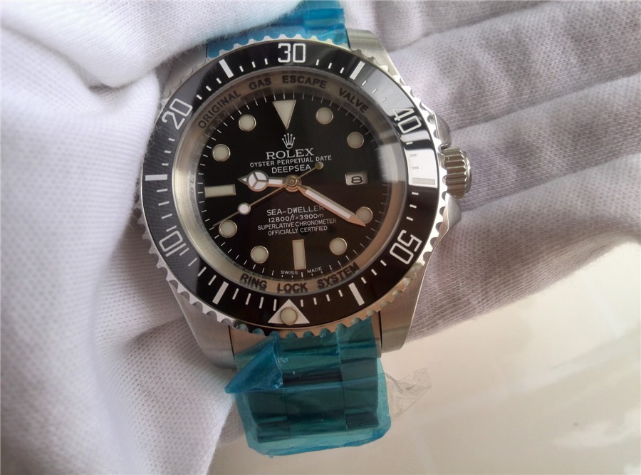 Rolex Deepsea Sea-Dweller Automatic Watch Black Dial 
