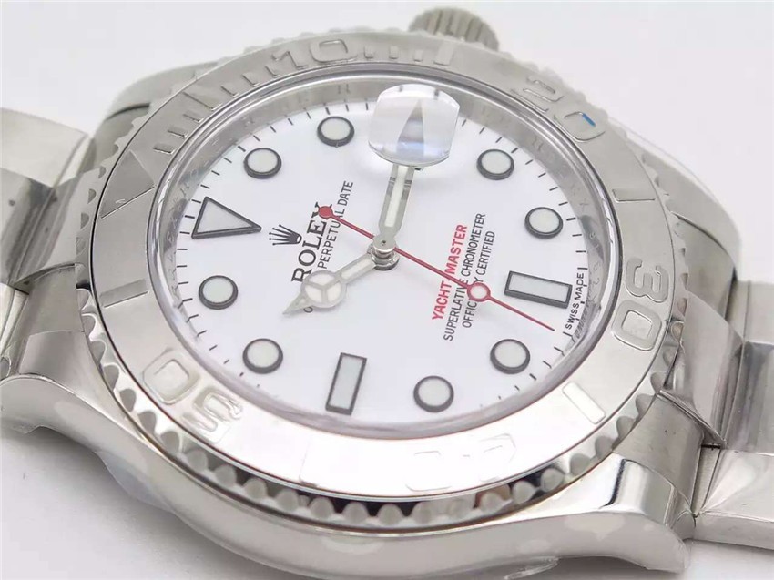 yachtmaster white dial