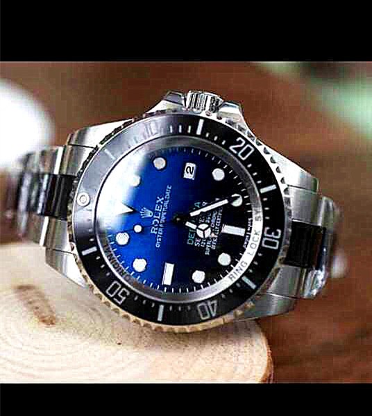 Rolex Sea Dweller DeepSea Automatic Watch-Black&Blue Dial White Dot Markers-Ceramic Midlinks Bracelet 44mm