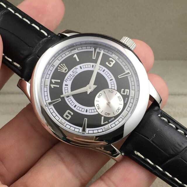 Rolex Cellini Swiss Automatic Watch-Independent Seconds-Black Dial