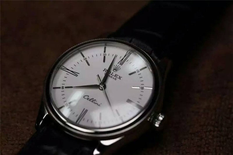 Rolex Cellini Time Automatic Watch Black Dial