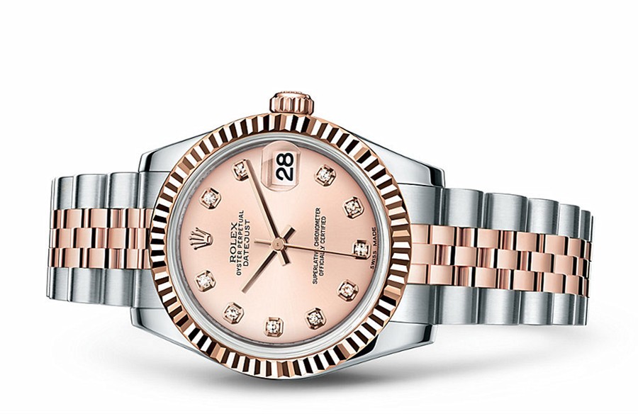 Rolex Datejust Ladies 178271-0034 Swiss Automatic Pink Dial 31MM