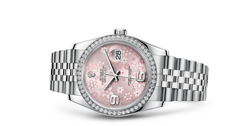 Rolex Datejust 116244-0004 Swiss Automatic Watch Flower Dial 36MM