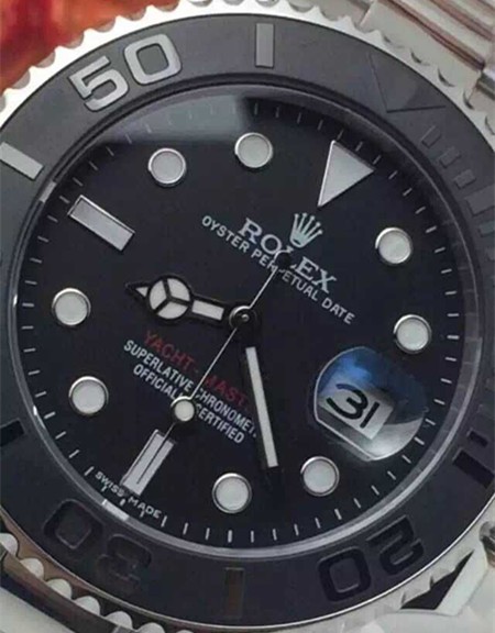 rolex yacht master black bezel