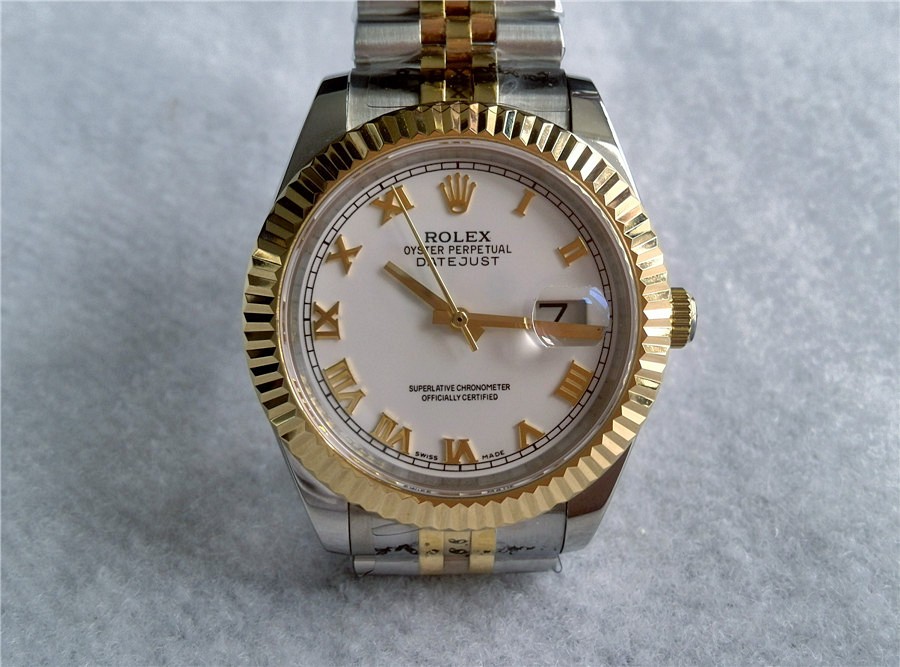 rolex datejust two tone 41mm