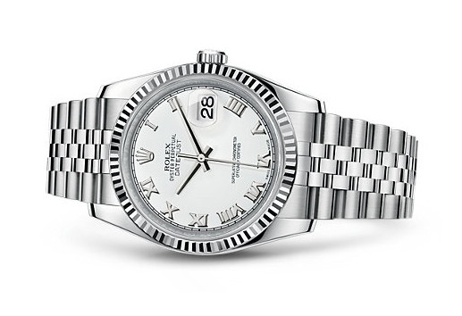 Rolex Datejust Swiss Automatic Watch 36mm Stainless Steel White Dial