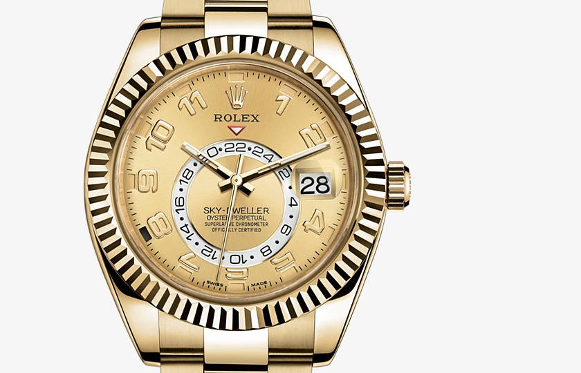 Rolex Sky-Dweller Automatic Watch Full Gold