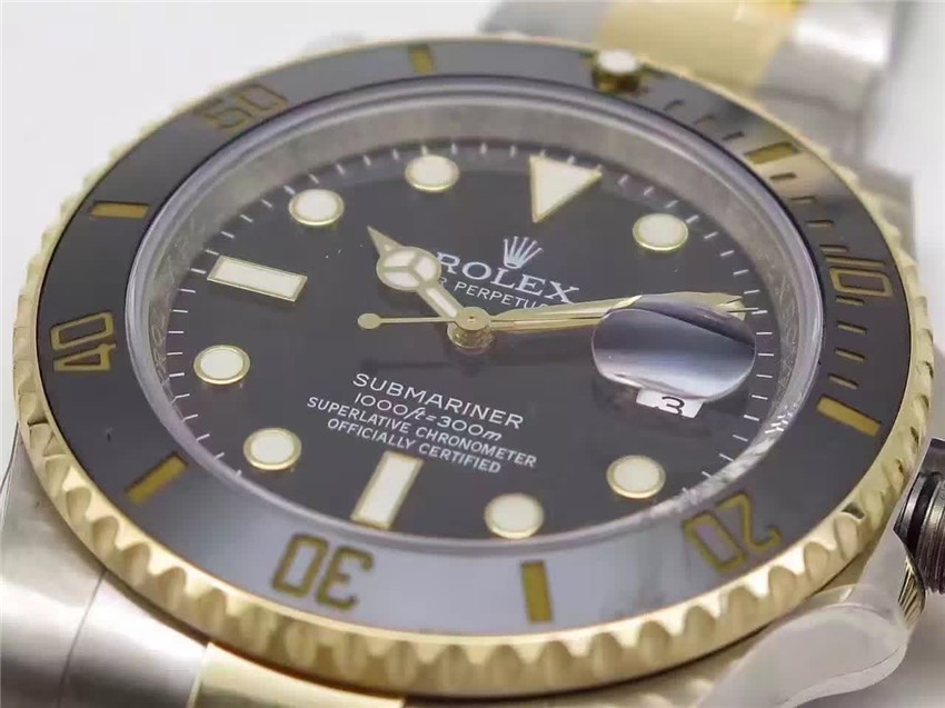 Rolex Submariner Swiss Automati Watch-Black Luminous Dial-Stainless Steel Strap (Clone)
