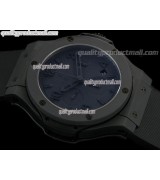 Hublot Big Bang All Black II Limited Edition Chronograph-All Black Dial Numeral Hour Markers-Black Rubber Strap