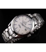 Omega Sea-Master OM6237 Automatic-White Dial-Gormment Markers-Brushed Stainless Steel Strap