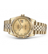 Rolex Datejust 116238-0070 Swiss Automatic Watch Full Gold Jubilee Bracelet 36MM