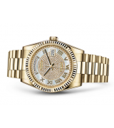 Rolex Day-Date 118238 Swiss Automatic Watch Diamonds Dial 36MM
