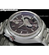 Tag Heuer Grand Carrera Calibre 36 Chronograph-Brown Calibre 36 dial Sucken Steel Subdials-Stainless Steel Bracelet