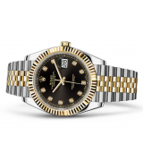 Rolex Datejust Swiss 3235 Automatic Watch Black Dial Jubilee Bracelet 41MM