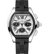 Cartier Roadster Silver Swiss 2824 Automatic Man Watch W6206020