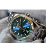 Rolex Milgauss 116400GV Swiss 3135 Automatic watch Blue Dial 