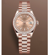 Rolex Lady-Datejust 279135rbr-0025 Automatic Watch Rose Gold Dial 28mm