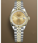 Rolex Lady-Datejust 279173-0009 Automatic Watch Golden Dial 28mm