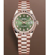 Rolex Lady-Datejust 279175-0009 Automatic Watch Green Dial 28mm