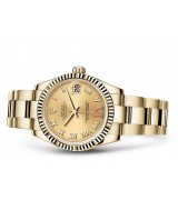 Rolex Datejust Ladies 178278-0133 Swiss Automatic Gold Dial 31MM