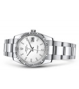 Rolex Oyster Perpetual Date 115234-0003 Swiss Automatic White Dial 34MM